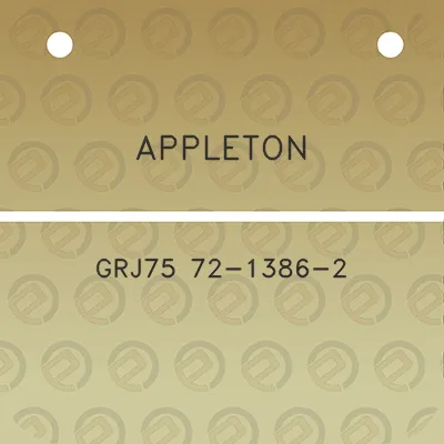 appleton-grj75-72-1386-2