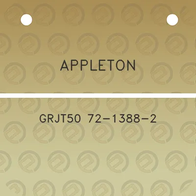 appleton-grjt50-72-1388-2