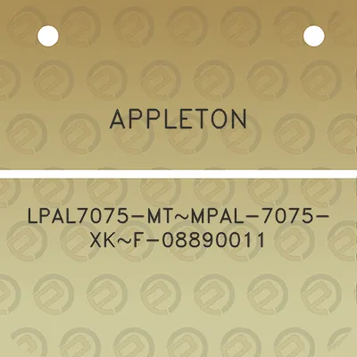 appleton-lpal7075-mtmpal-7075-xkf-08890011