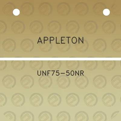 appleton-unf75-50nr