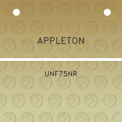 appleton-unf75nr