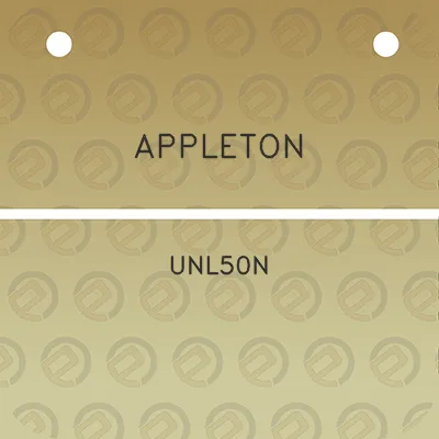 appleton-unl50n