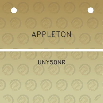 appleton-uny50nr