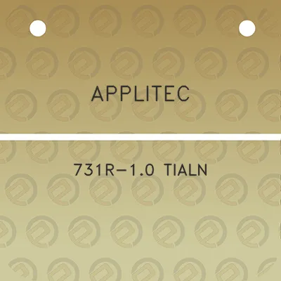 applitec-731r-10-tialn