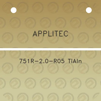 applitec-751r-20-r05-tialn