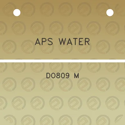 aps-water-do809-m