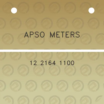 apso-meters-12-2164-1100