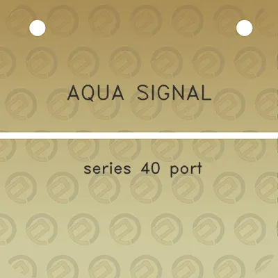 aqua-signal-series-40-port