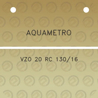 aquametro-vzo-20-rc-13016