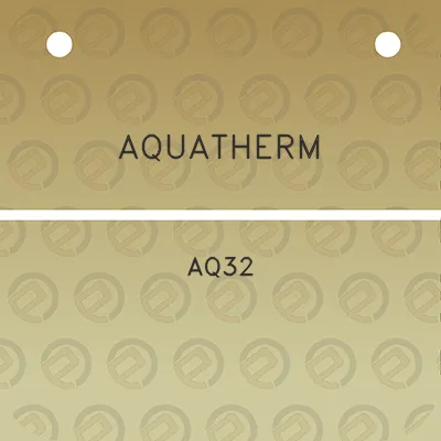 aquatherm-aq32