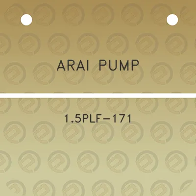 arai-pump-15plf-171