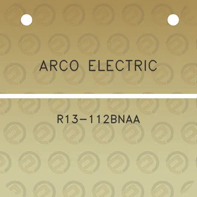 arco-electric-r13-112bnaa