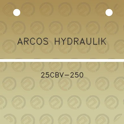 arcos-hydraulik-25cbv-250