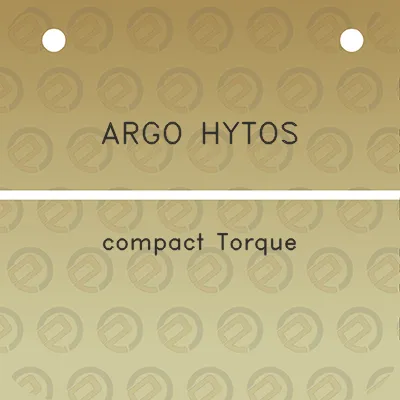 argo-hytos-compact-torque