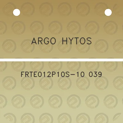 argo-hytos-frte012p10s-10-039