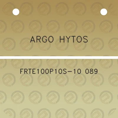 argo-hytos-frte100p10s-10-089