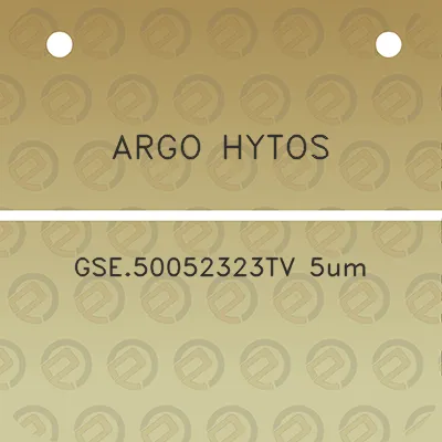 argo-hytos-gse50052323tv-5um