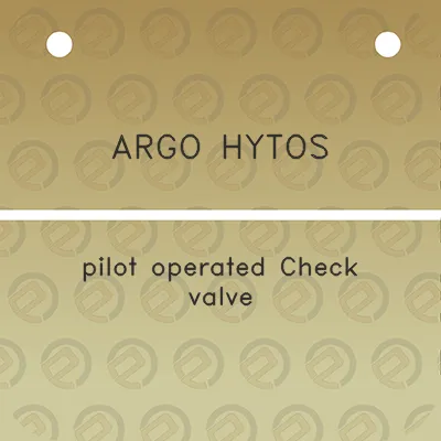 argo-hytos-pilot-operated-check-valve