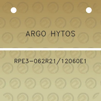 argo-hytos-rpe3-062r2112060e1