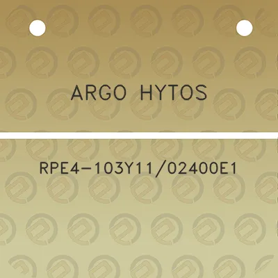 argo-hytos-rpe4-103y1102400e1