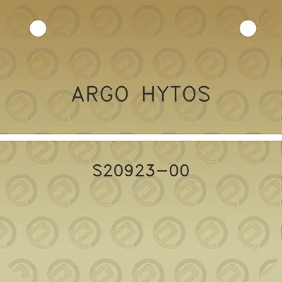 argo-hytos-s20923-00