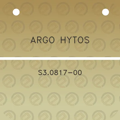 argo-hytos-s30817-00