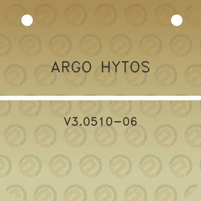 argo-hytos-v30510-06