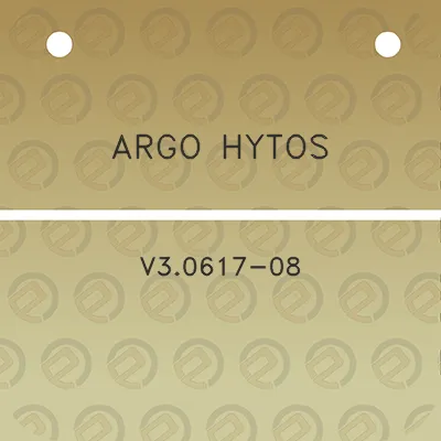 argo-hytos-v30617-08