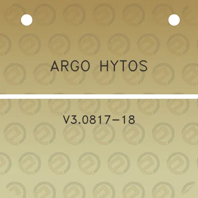 argo-hytos-v30817-18