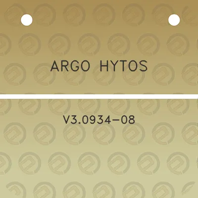 argo-hytos-v30934-08