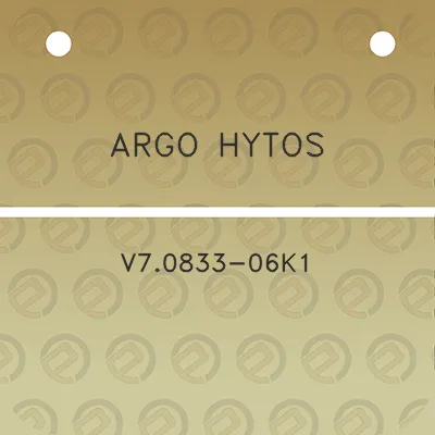 argo-hytos-v70833-06k1