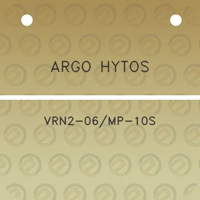 argo-hytos-vrn2-06mp-10s