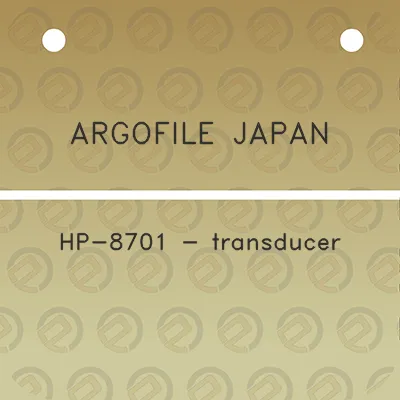 argofile-japan-hp-8701-transducer