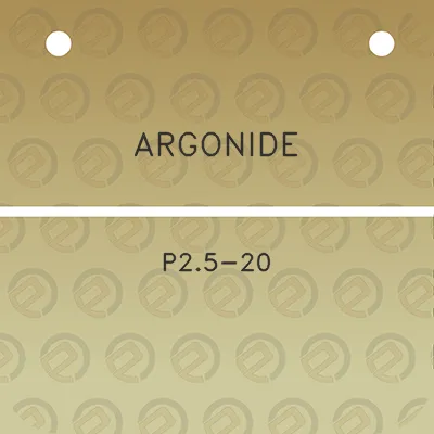 argonide-p25-20