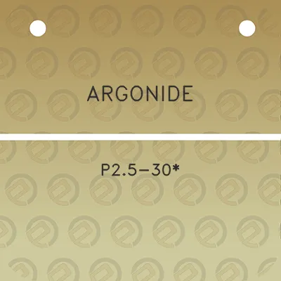 argonide-p25-30