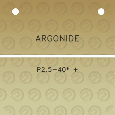 argonide-p25-40