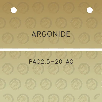 argonide-pac25-20-ag