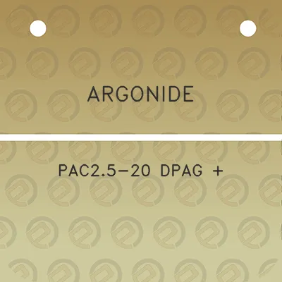 argonide-pac25-20-dpag