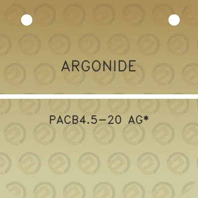 argonide-pacb45-20-ag