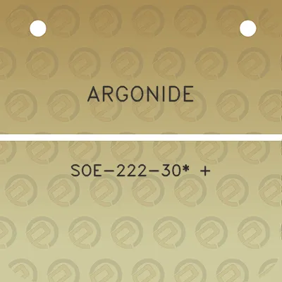 argonide-soe-222-30