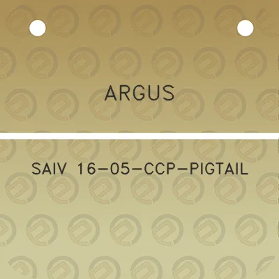 argus-saiv-16-05-ccp-pigtail