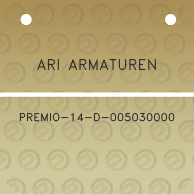 ari-armaturen-premio-14-d-005030000