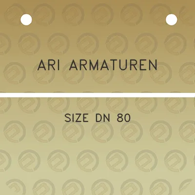 ari-armaturen-size-dn-80