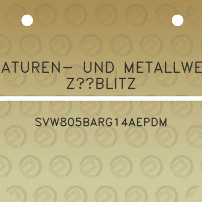 armaturen-und-metallwerke-zoblitz-svw805barg14aepdm