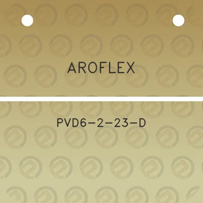 aroflex-pvd6-2-23-d