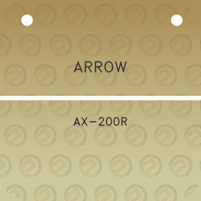 arrow-ax-200r