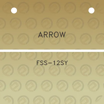 arrow-fss-12sy