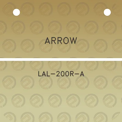 arrow-lal-200r-a