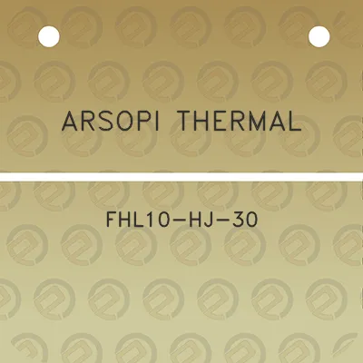 arsopi-thermal-fhl10-hj-30