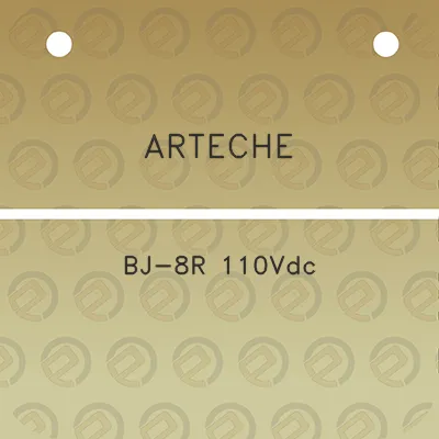 arteche-bj-8r-110vdc